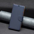 Pattintható tok a Samsung Galaxy A54 5G, Wallet Litchi Magnet, sötétkék