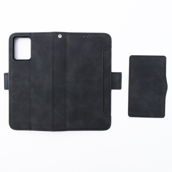 Pattintható tok a Motorola Moto G54 5G, Card Slot, fekete