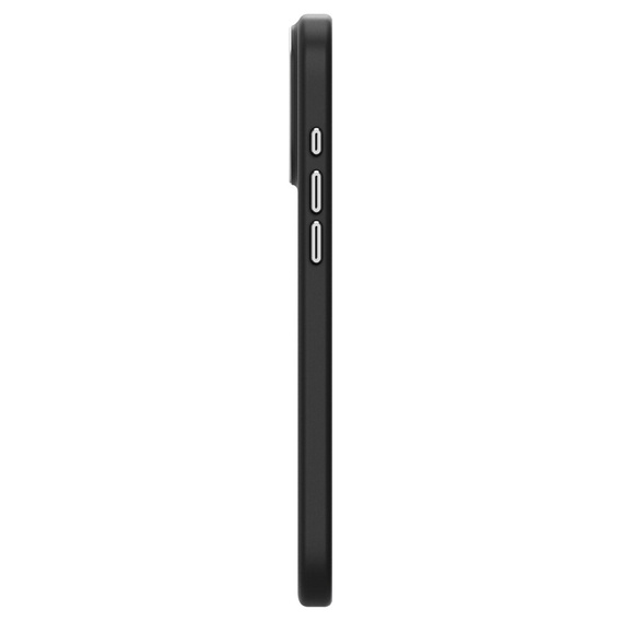 Spigen tok iPhone 16 Pro készülékhez, Enzo Aramid MagSafe, szénfekete / ezüst + 9H edzett üveg