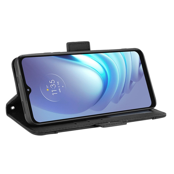 Pattintható tok a Motorola Moto G50, Card Slot, fekete