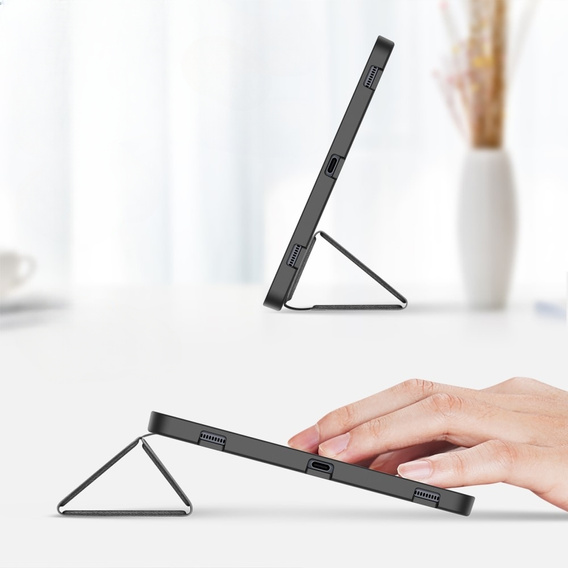 Tok Samsung Galaxy Tab S9+ 12.4"-hoz, Dux Ducis Domo, fekete