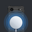 Tok iPhone Air készülékhez, MagSafe, páncélozott, állvánnyal, fekete