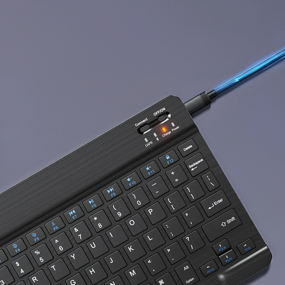 A Mini Bluetooth vezeték nélküli billentyűzet táblagéphez, fekete