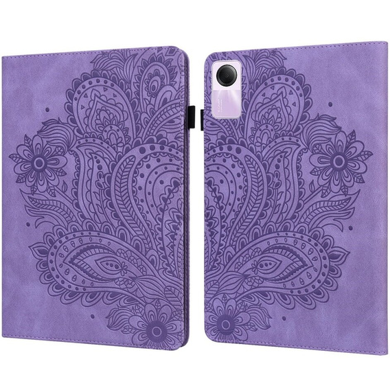 Pattintható tok Xiaomi Redmi Pad SE 11", flower, lila