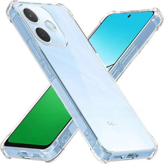 Telefontok a Oppo A5 Pro 5G, Dropproof, átlátszó
