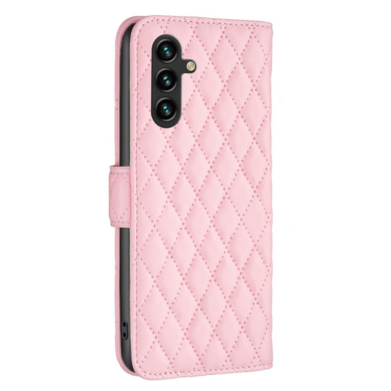 Pattintható tok a Samsung Galaxy A56, Wallet, BINFEN COLOR, rózsaszín