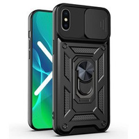 Telefontok a iPhone XR, CamShield Slide, fekete