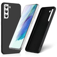 Telefontok a Samsung Galaxy S21 FE 5G, Silicone MagSafe, fekete