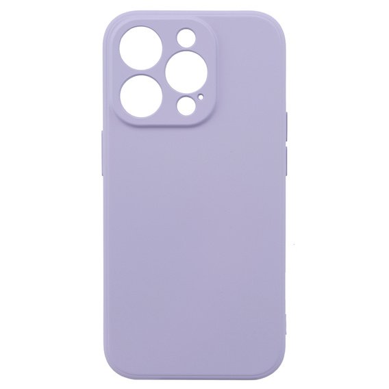 Telefontok a iPhone 15 Pro, Silicone Lite, lila