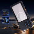IP68 vízálló tok iPhone 16 Pro Max készülékhez, SHELLBOX MagSafe, fekete