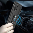 Páncélozott telefontok a Samsung Galaxy A72 5G, Nox Case Ring, kék