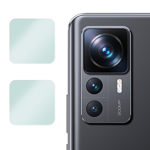 2x ERBORD edzett üveg a kamera számára, hogy Xiaomi 12T
