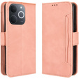 Pattintható tok a Realme Note 70T 4G, Card Slot, rózsaszín