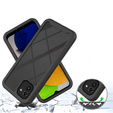 Tok Samsung Galaxy A03 készülékhez, Shockproof, fóliával, fekete
