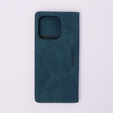Telefontok a Xiaomi Redmi 12C, ERBORD Vintage, pénztárca patenttal, kék
