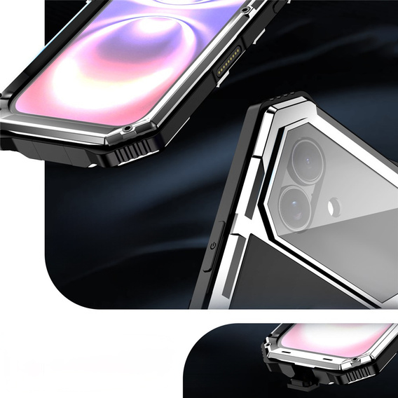 R-JUST páncélozott tok állvánnyal iPhone 17-hez