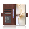 Pattintható tok a Realme 14 Pro+ 5G, Card Slot, barna