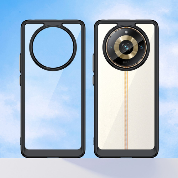 Telefontok a Realme 11 Pro 5G / 11 Pro+ 5G, Fusion Hybrid, átlátszó / fekete