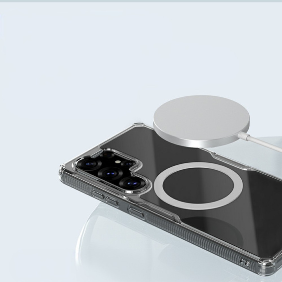 NILLKIN tok Samsung Galaxy S25 Ultra, Nature TPU, Magsafe, átlátszó