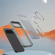 Fusion hibrid tok Google Pixel 10 Pro XL készülékhez, MagSafe, állvánnyal, szürke