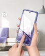 Telefontok a Samsung Galaxy S22, Suritch Full Body Marble, lila