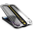 2x edzett üveg iPhone 14 Pro Max, ERBORD Easy App Full Screen Protector