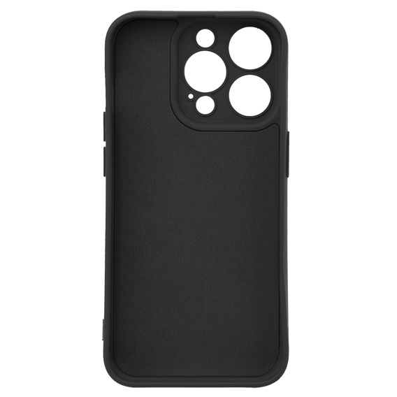 Telefontok a iPhone 15 Pro, Silicone Lite, fekete