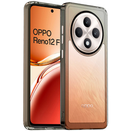 Telefontok a Oppo Reno 12FS / 12F, Fusion Hybrid, átlátszó / fekete