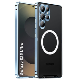 Kameravédő tok Samsung Galaxy S25 Ultra, CamShield MagSafe, kék
