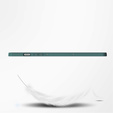 Tok Samsung Galaxy Tab S10 Lite / S10 FE / S9 FE, Smartcase Hybrid, tolltartó résszel, sötétzöld