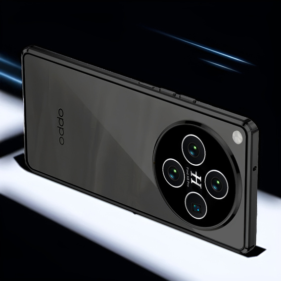 Tok Oppo Find X8 Pro, Magnetic Dual Glass, fekete