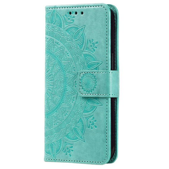 Pattintható tok a Samsung Galaxy A55 5G, Mandala Flower, zöld