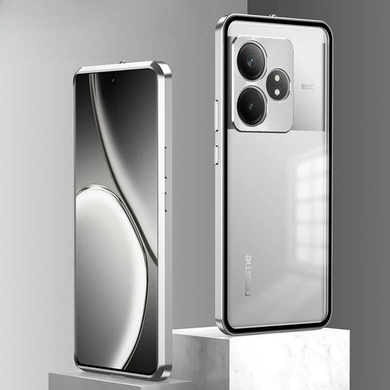 Tok az Realme GT 6 / 6T, Frame Case, ezüst
