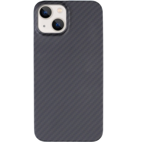 Tok iPhone 14, Aramid Fiber Cover, fekete