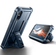 Páncélozott tok a iPhone XR, Dexnor Full Body, sötétkék