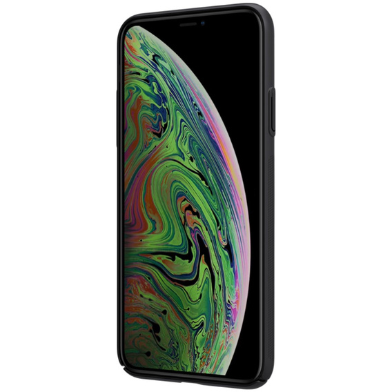 NILLKIN tok iPhone 11, Super Frosted Shield Case, fekete