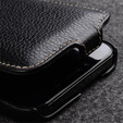 MELKCO flip tok iPhone 13 Pro Max-hoz, bőr, flip, fekete