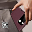 Flip tok Samsung Galaxy S25 Edge, Smart View Wallet, bordó
