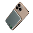 Blavec Power Bank 10000mAh BJ-03 Slim 13.5mm - C típus - 22.5W, MagSafe 3in1 - szürke