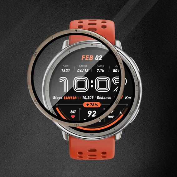 2x ERBORD hibrid üveg a Amazfit Active 2