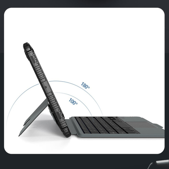 Tok + billentyűzet Galaxy Tab S9, NILLKIN Bumper Pen Slot, fekete