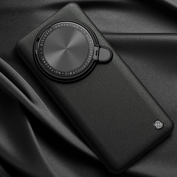 Tok a Xiaomi 14 Ultra, páncélozott Nillkin, Camshield Prop Leather Coated, for Magsafe, fekete