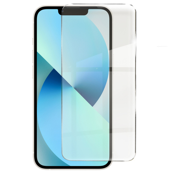 Tok iPhone 13-hoz, MagSafe, ERBORD Matt Case, kék + képernyőüveg