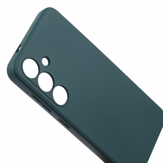Telefontok a Samsung Galaxy S24+ Plus, Silicone Lite, sötétzöld