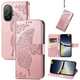 Pattintható tok a Xiaomi Poco F7, Butterfly, rózsaszín rose gold