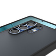 A Spigen tok Samsung Galaxy S25 Ultra, Ultra Hybrid, fekete / matt + 9H edzett üveg