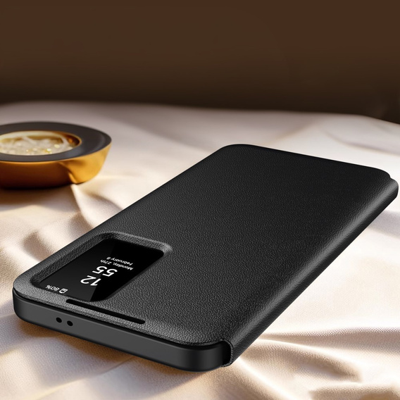 Flip tok Samsung Galaxy A55 5G, Smart View Wallet, fekete