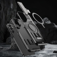 Tok Samsung Galaxy A16, Military MagSafe with camera protection, fekete