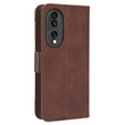 Pattintható tok a Honor 70 5G, Card Slot, barna