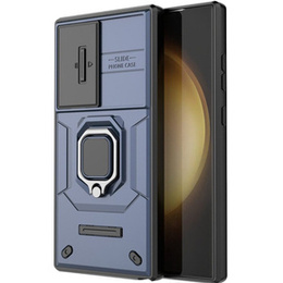 Telefontok a Samsung Galaxy S24 Ultra, KickStand Camera Lens, kék